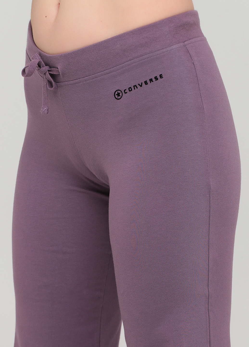Фиолетовые спортивные демисезонные клеш брюки Converse