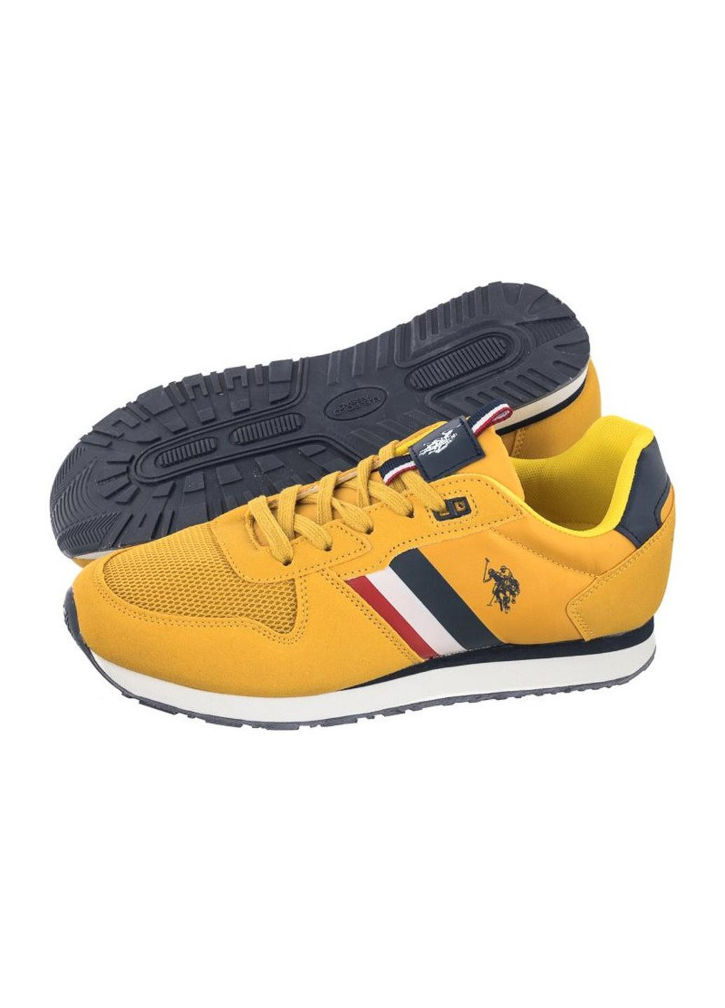 Жовті осінні кросівки u.s. polo assn nobik004a-yel001 U.S. Polo Assn. Nobil