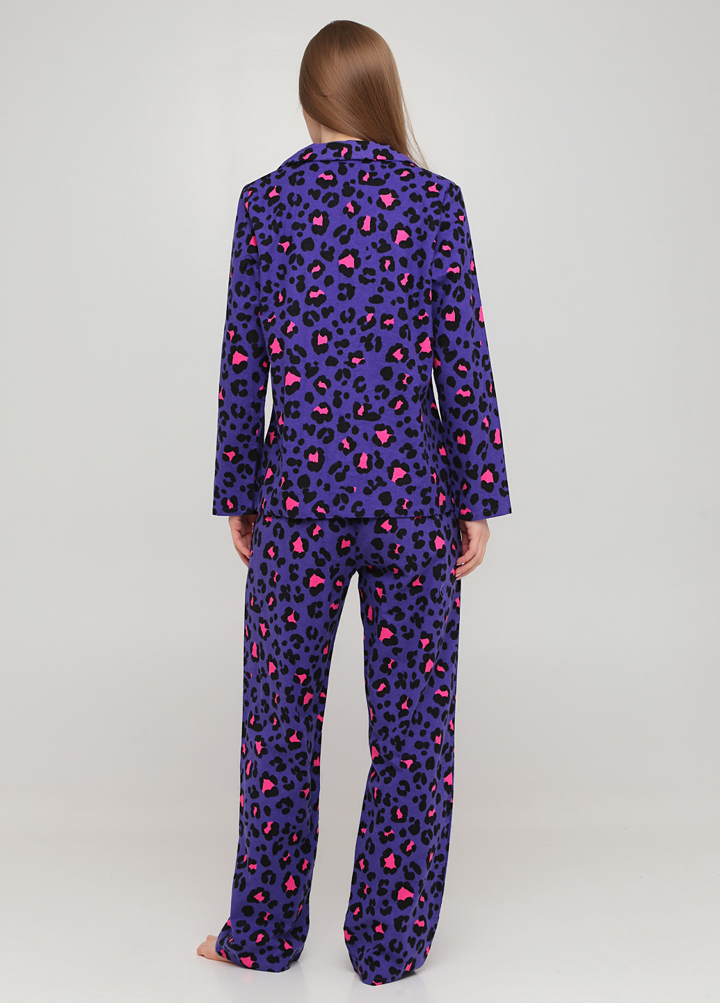 Фіолетова всесезон піжама (сорочка, штани) рубашка + брюки Studio