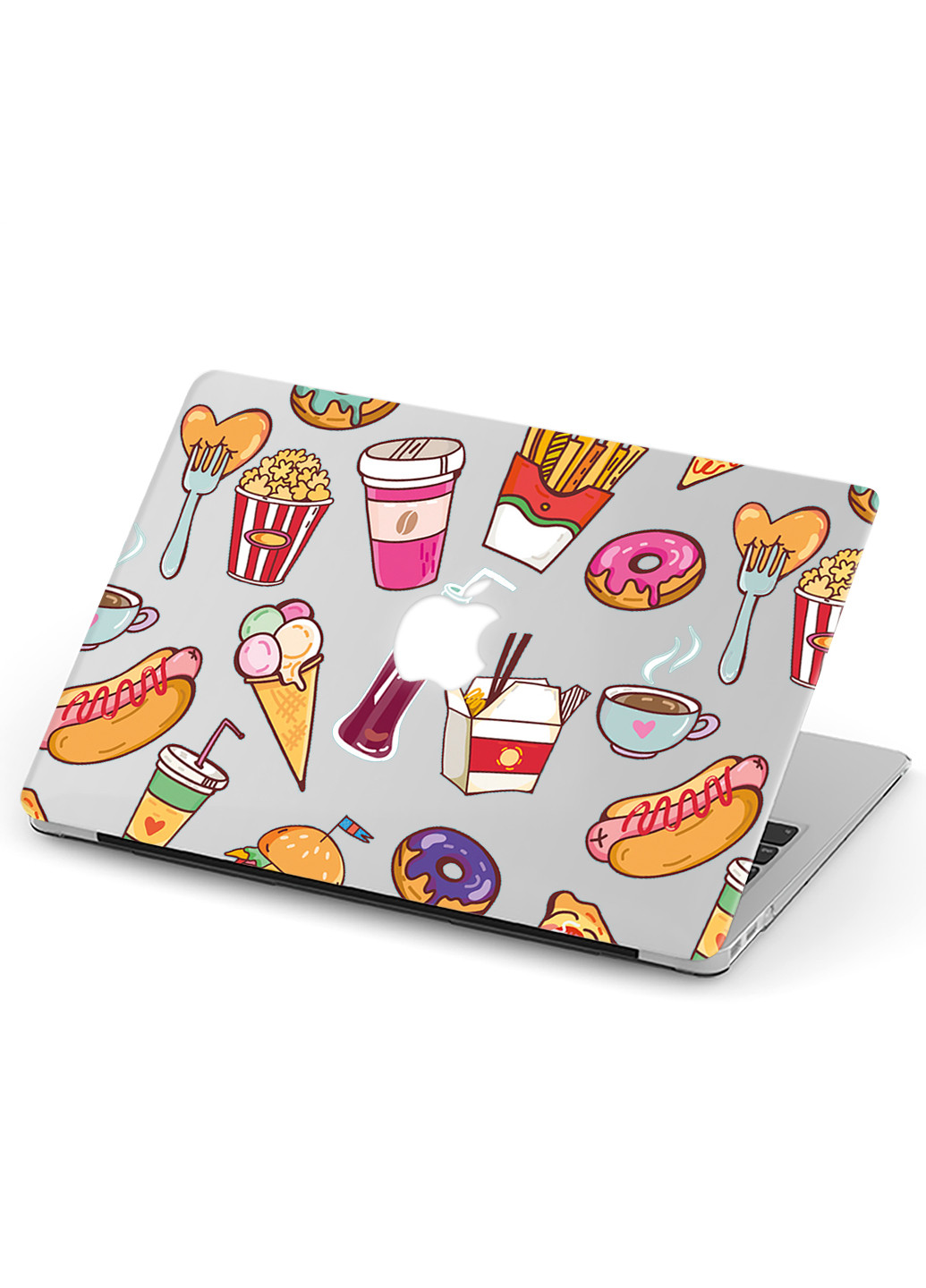 Чохол пластиковий для Apple MacBook Pro 13 A1706 / A1708 / A1989 / A2159 / A1988 Фастфуд (Fast food) (9648-1751) MobiPrint (218539509)