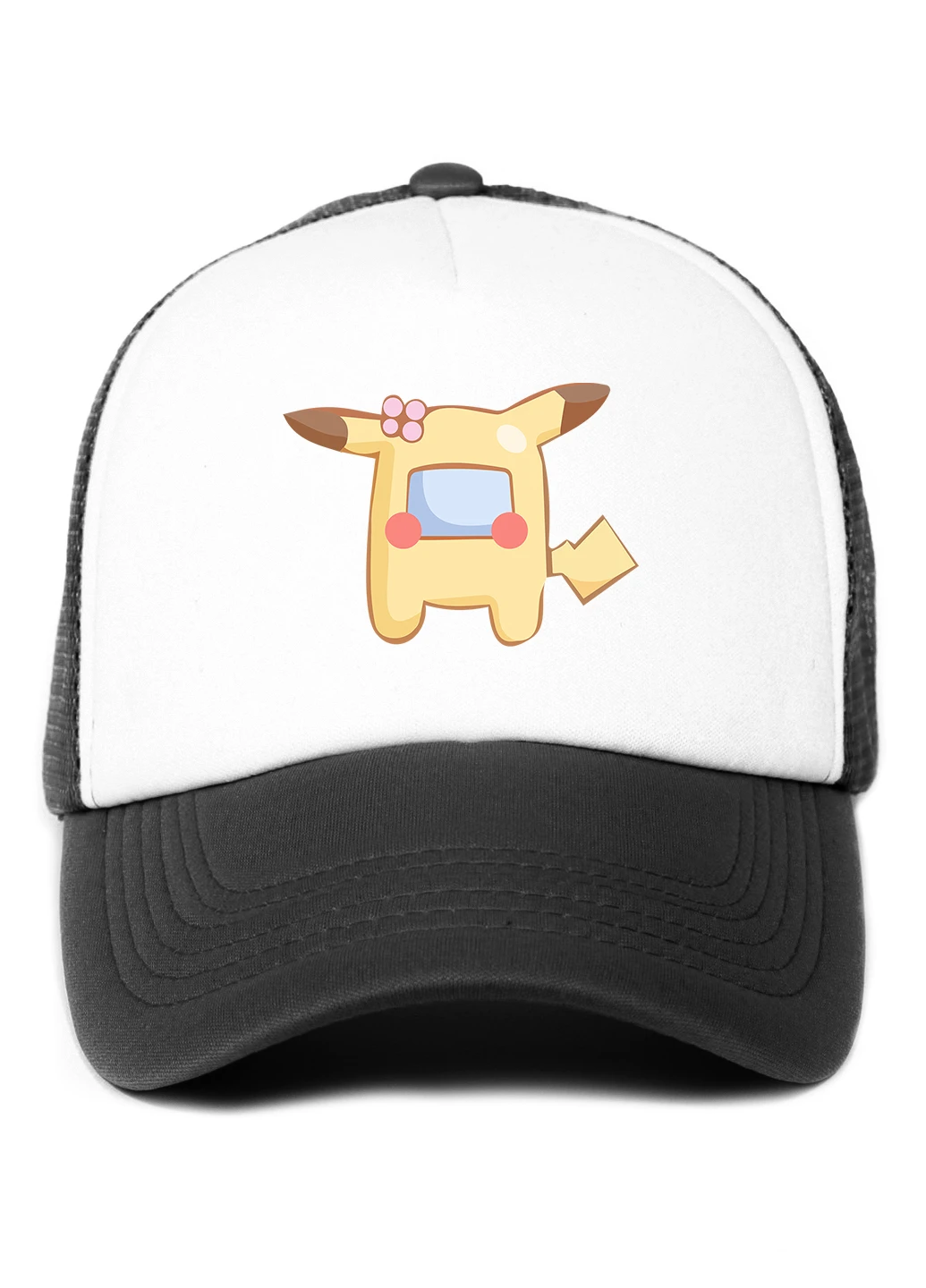 Кепка Тракер дитяча Амонг Ас Покемон Пікачу (Among Us Pokemon Pikachu) (33404-2419) MobiPrint (220824455)