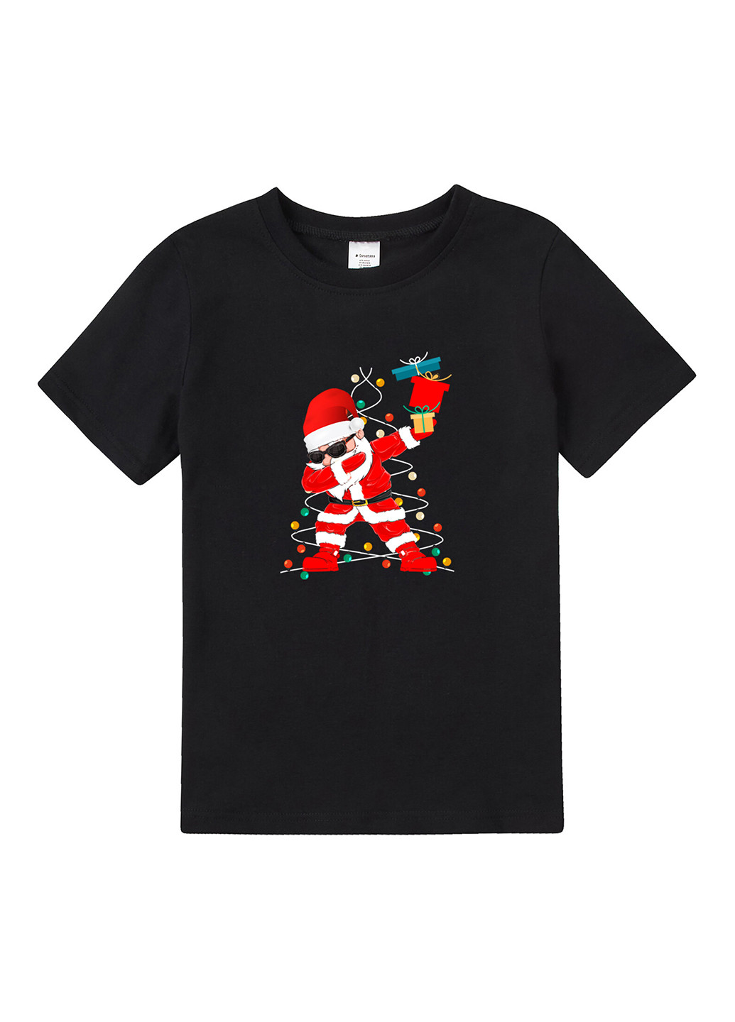 Черная демисезонная футболка Garnamama