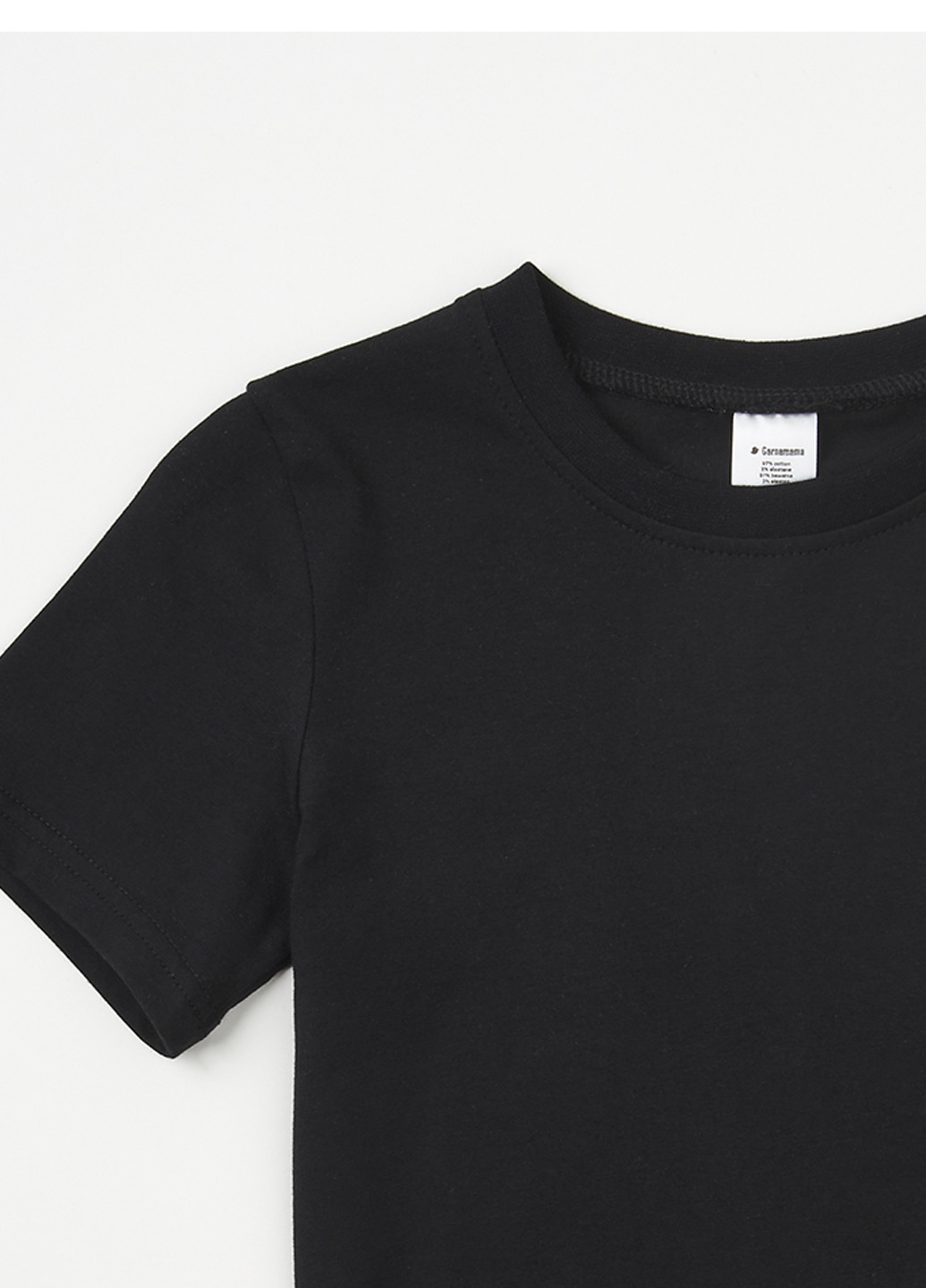 Черная демисезонная футболка Garnamama