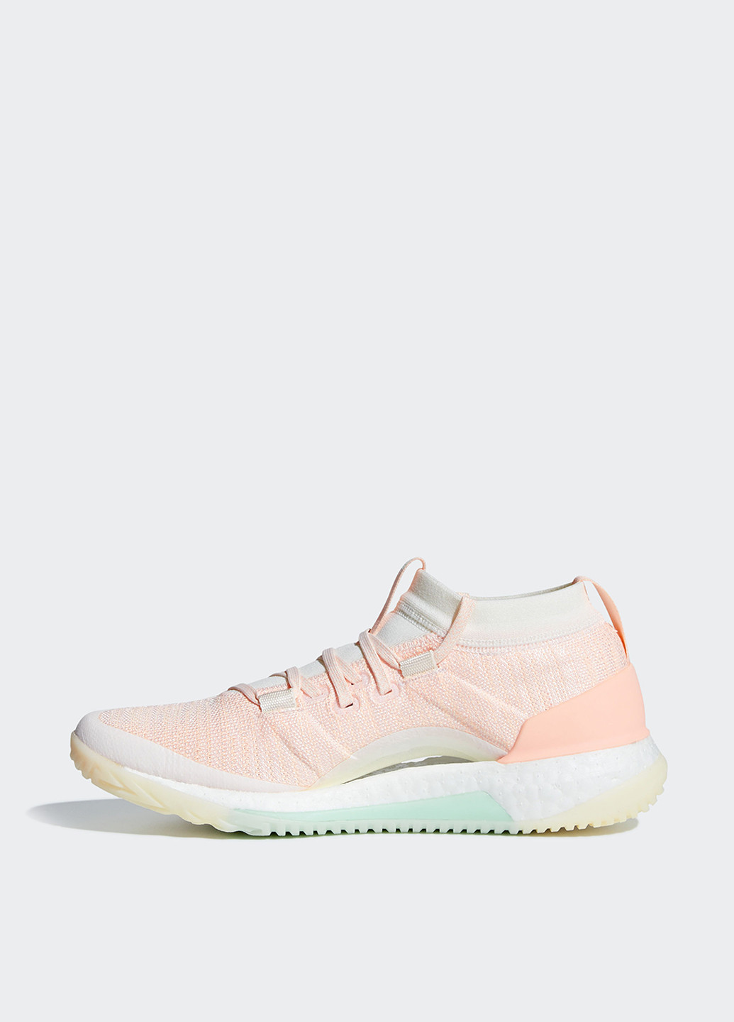 Светло-розовые демисезонные кроссовки adidas