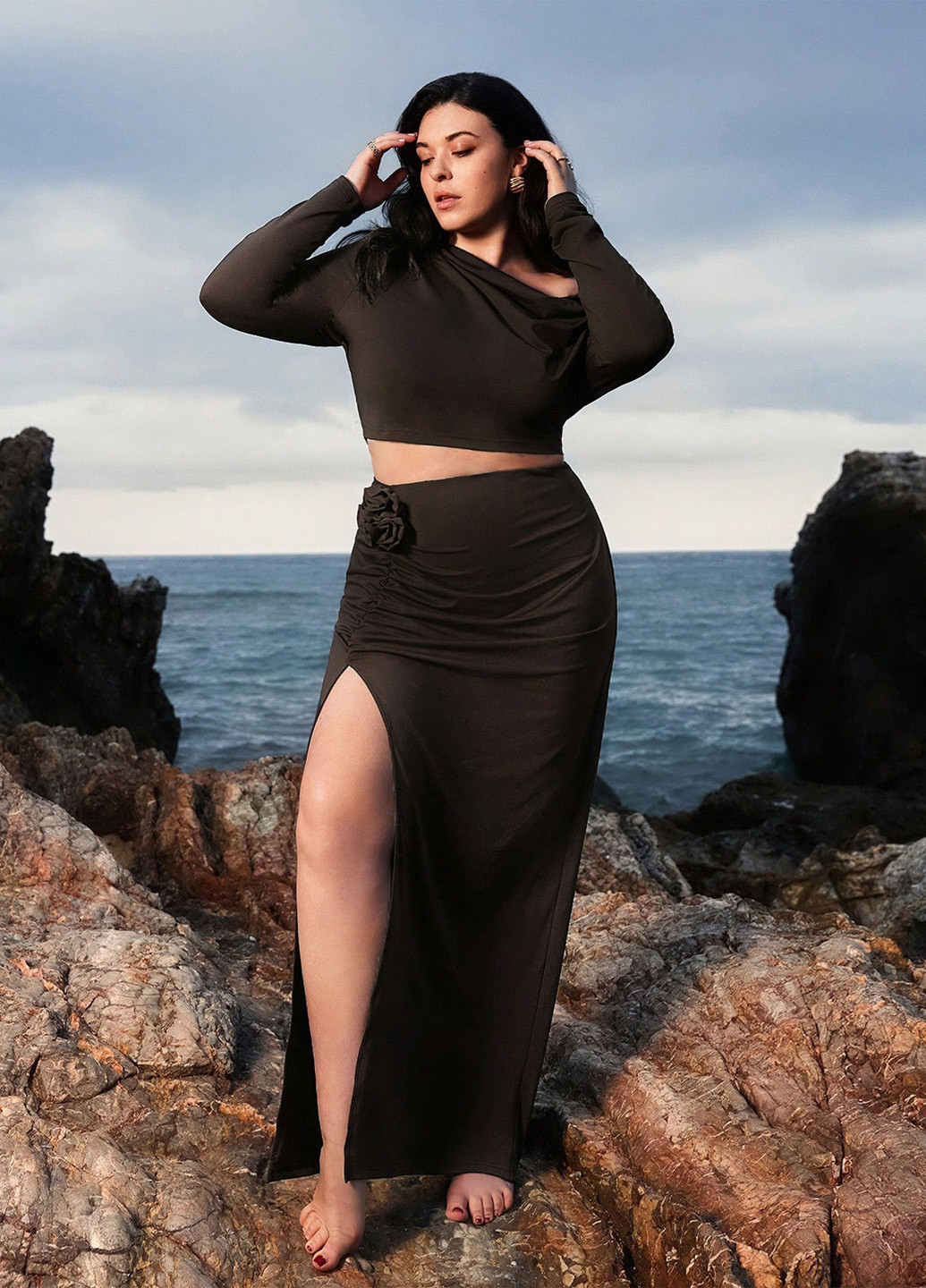 Костюм (топ, спідниця) SHEIN (341735098)