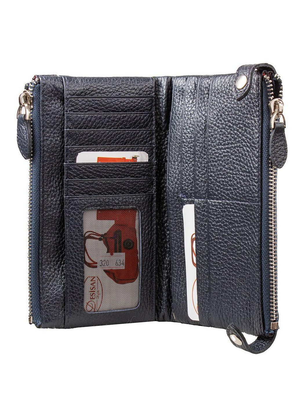 Жіночий Натуральна шкіряний гаманець 18х9,8х3 см Desisan (210760477)