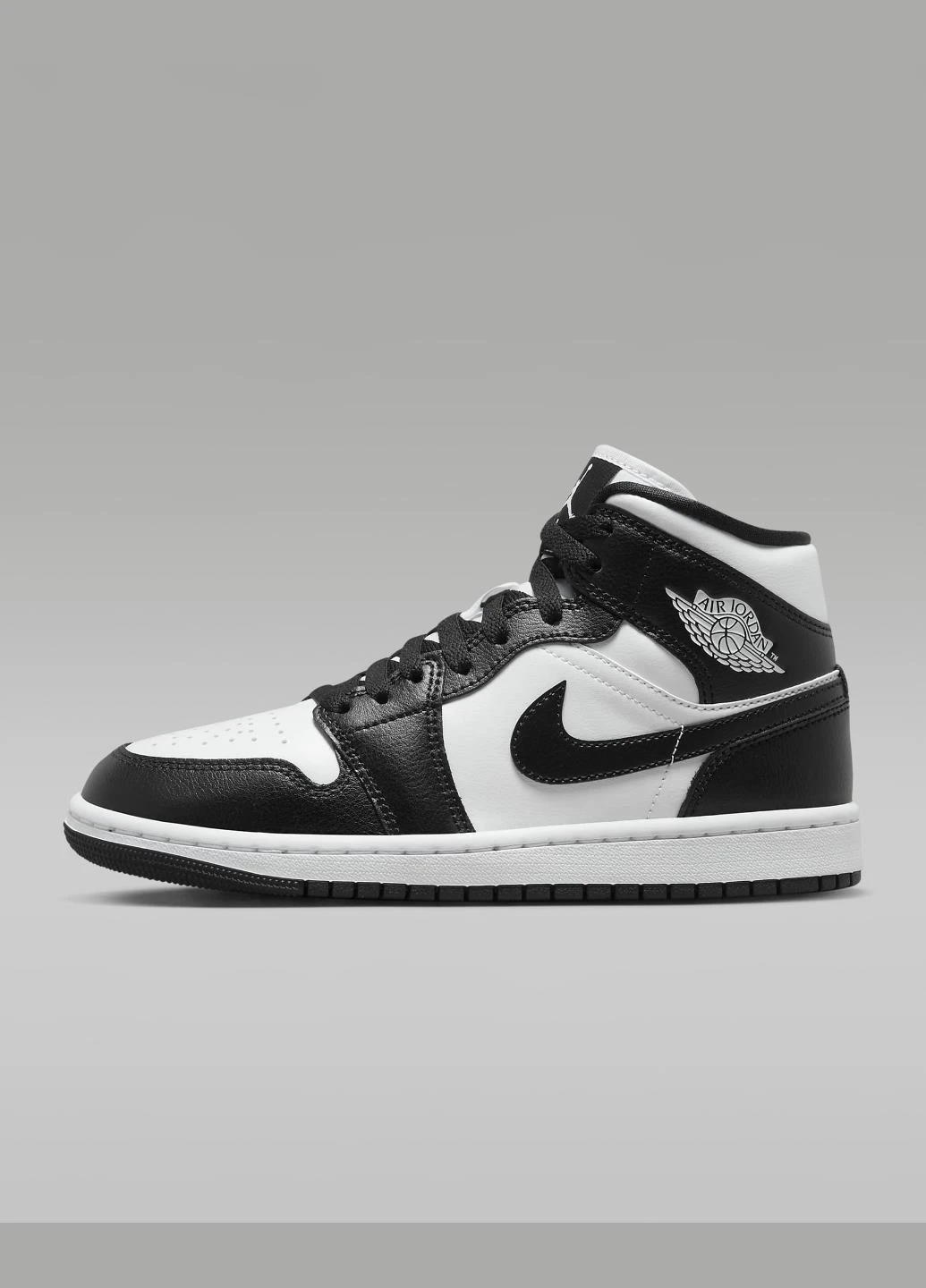 Кроссовки DV0991-101 Jordan Air 1 Mid Shoes чорно-білі демісезони (317231426)