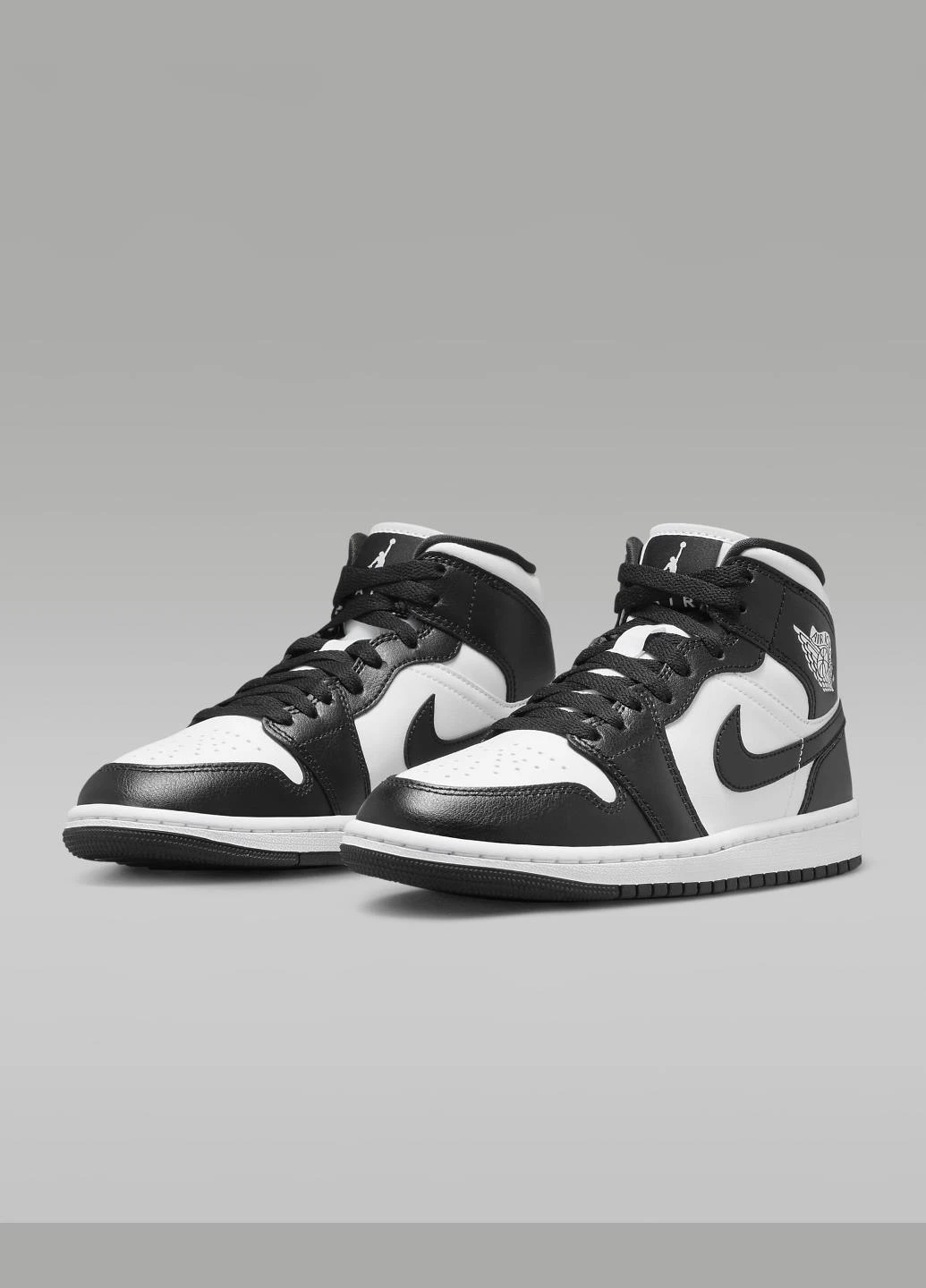 Кроссовки DV0991-101 Jordan Air 1 Mid Shoes чорно-білі демісезони (317231426)
