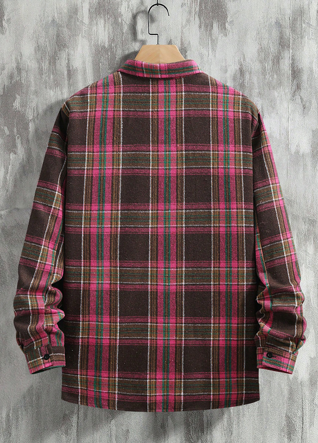 Цветная кэжуал рубашка в клетку SHEIN