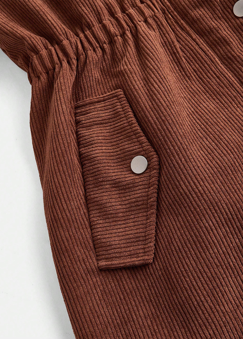 Коричнева демісезонна куртка SHEIN