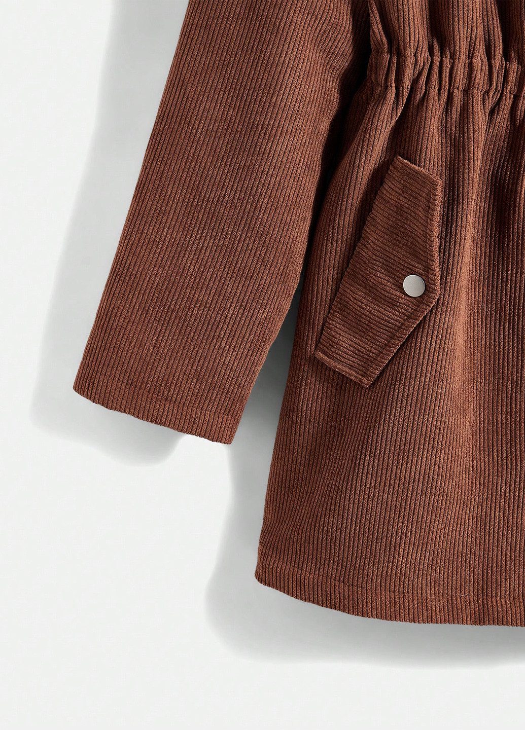 Коричнева демісезонна куртка SHEIN