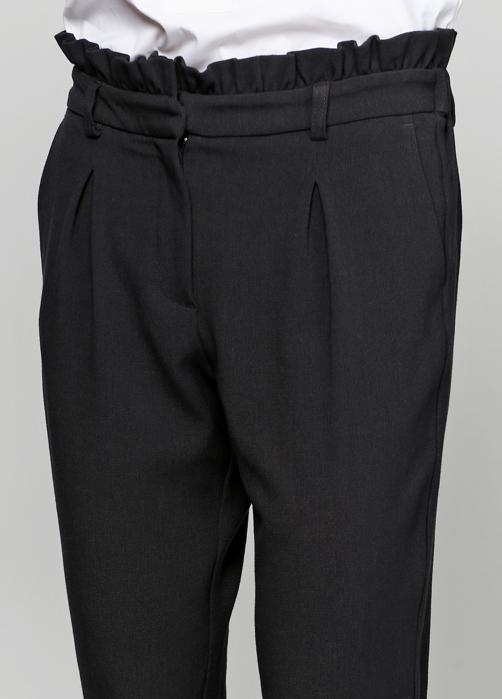 Темно-серые кэжуал демисезонные брюки Kookai