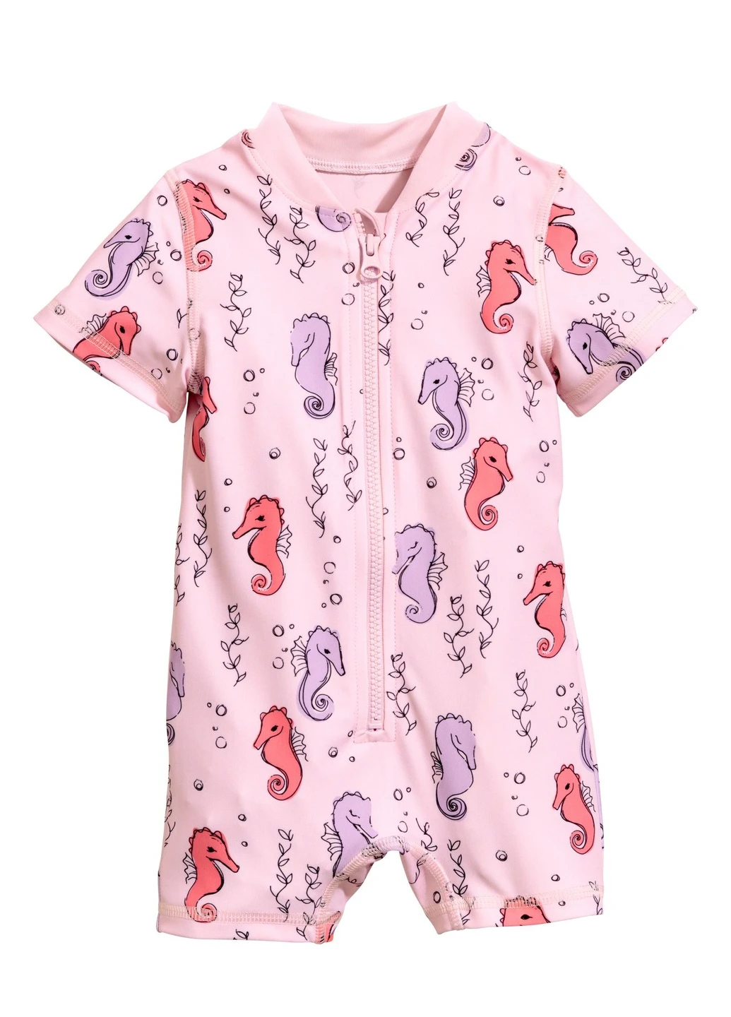 Розовый летний купальник H&M