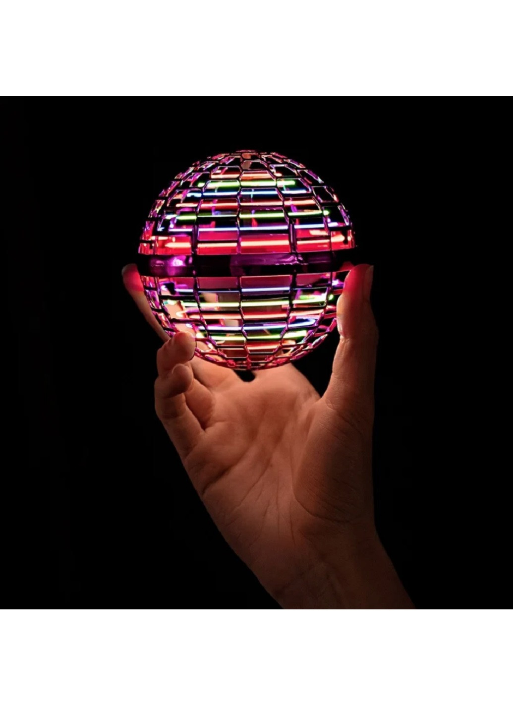 Игрушка летающий шар бумеранг спиннер светящийся мяч на аккумуляторе USB для детей и взрослых (61477-Нов) Unbranded (253548132)