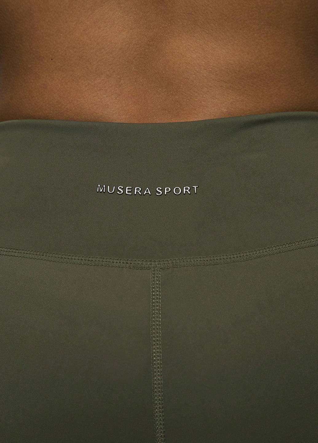 Хаки демисезонные леггинсы SHEIN