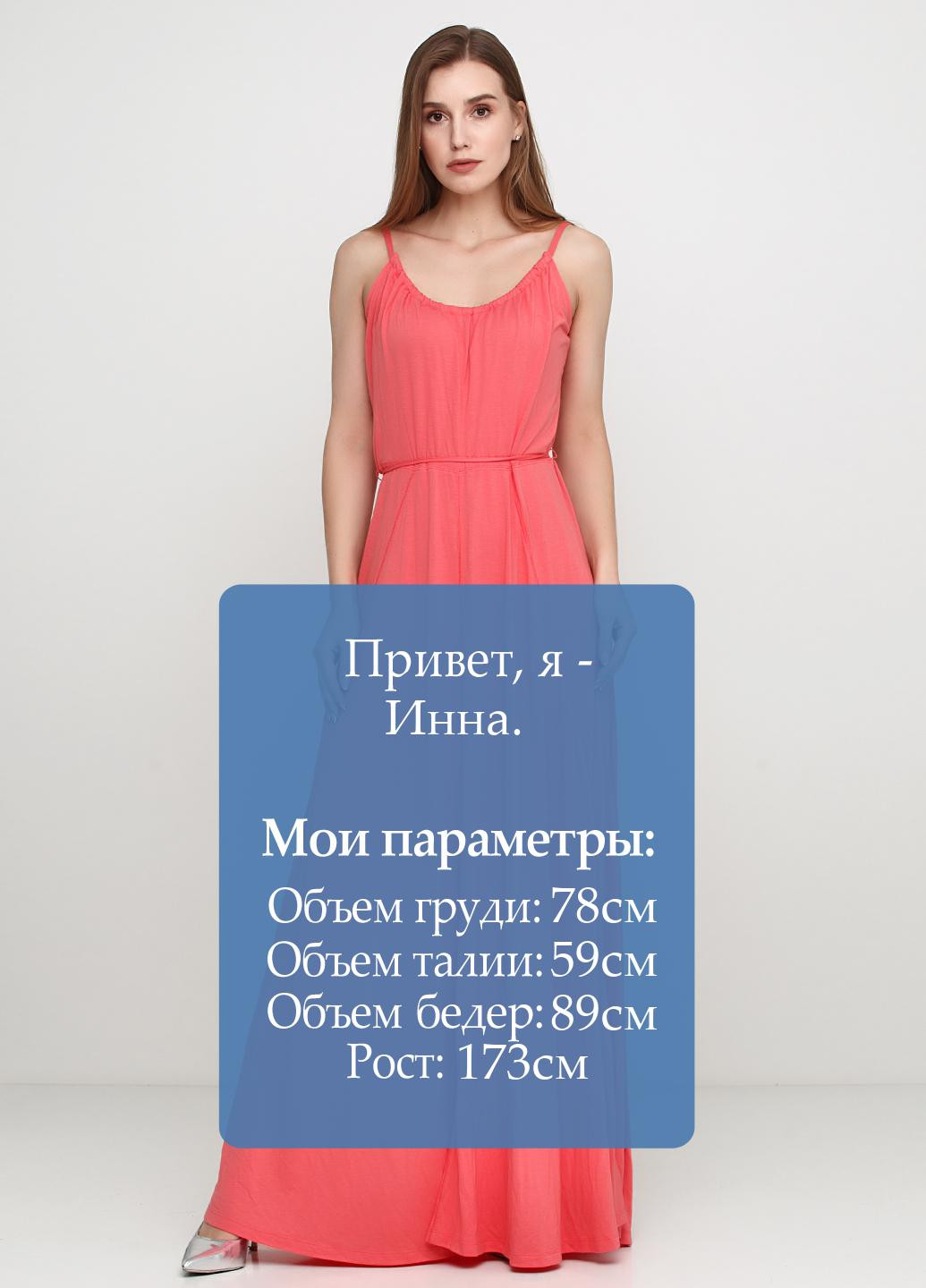 Коралова кежуал сукня Esmara однотонна