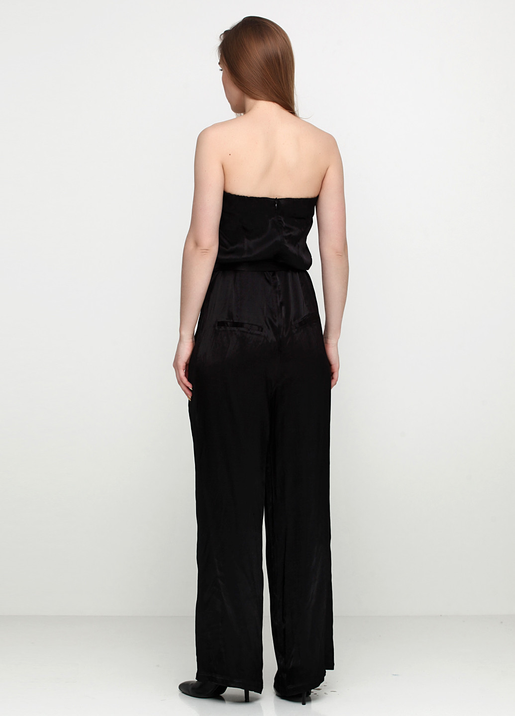 Комбінезон MBYM комбінезон-брюки однотонний чорний кежуал