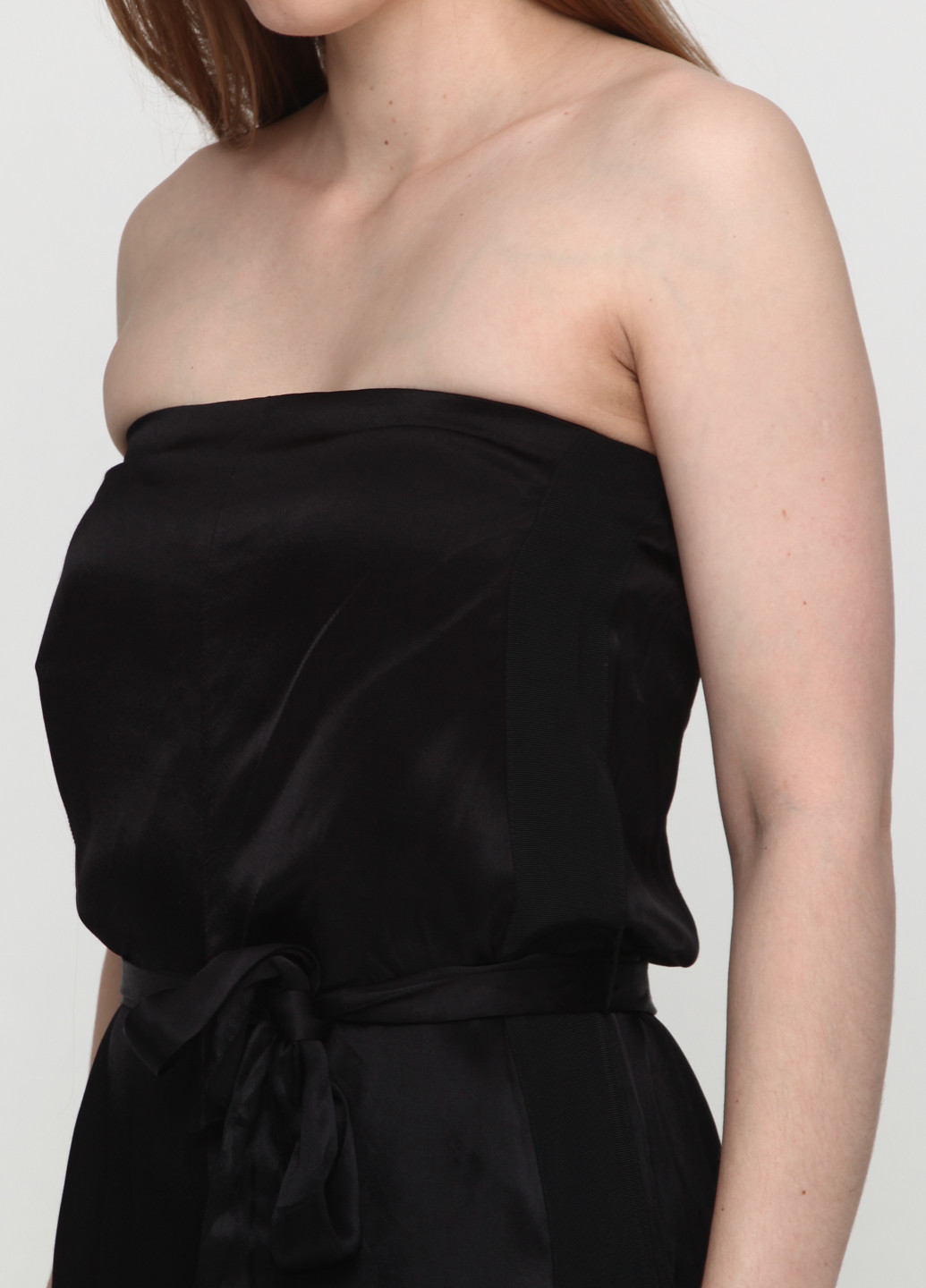 Комбінезон MBYM комбінезон-брюки однотонний чорний кежуал