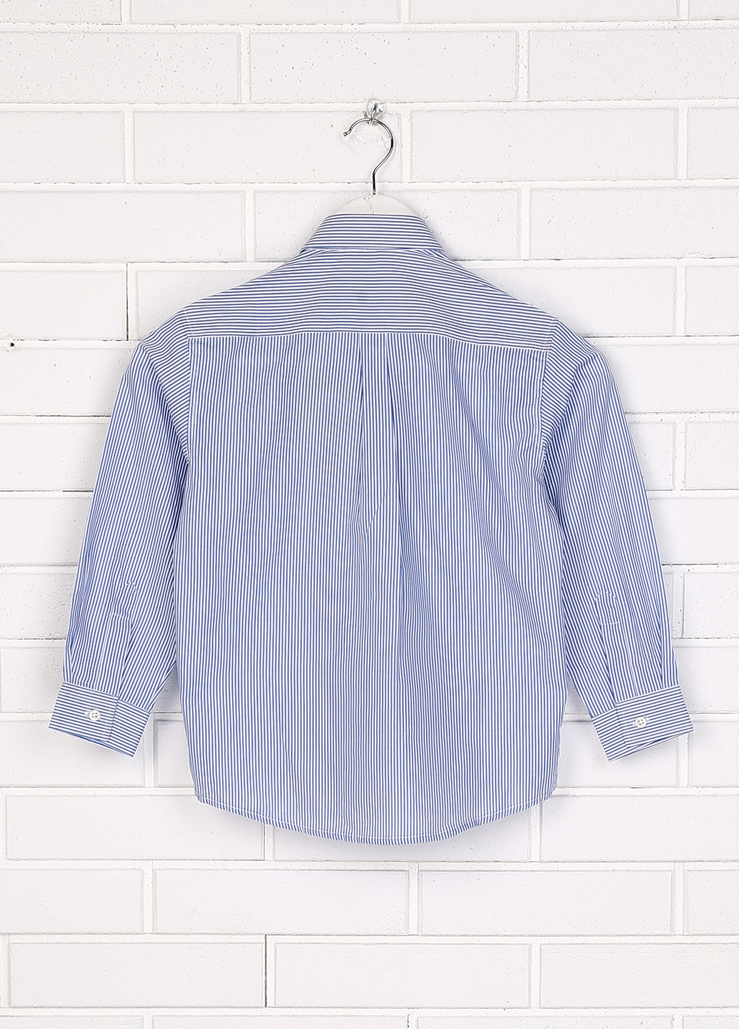 Синяя кэжуал рубашка Paper Moon с длинным рукавом