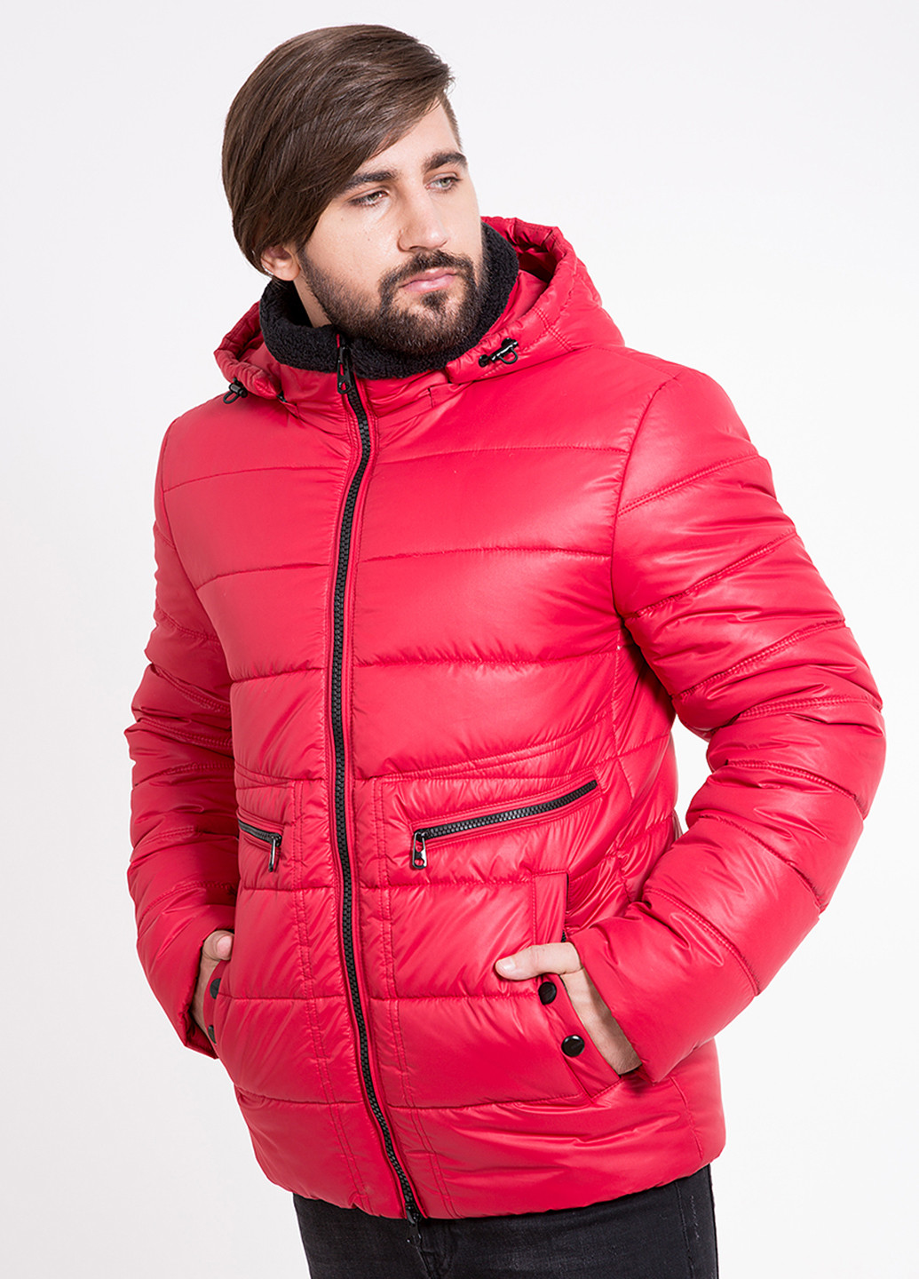 Червона зимня куртка KTL&Kattaleya