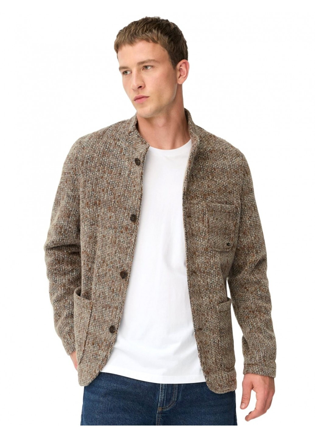 Коричневый демисезонный кардиган Camel Active