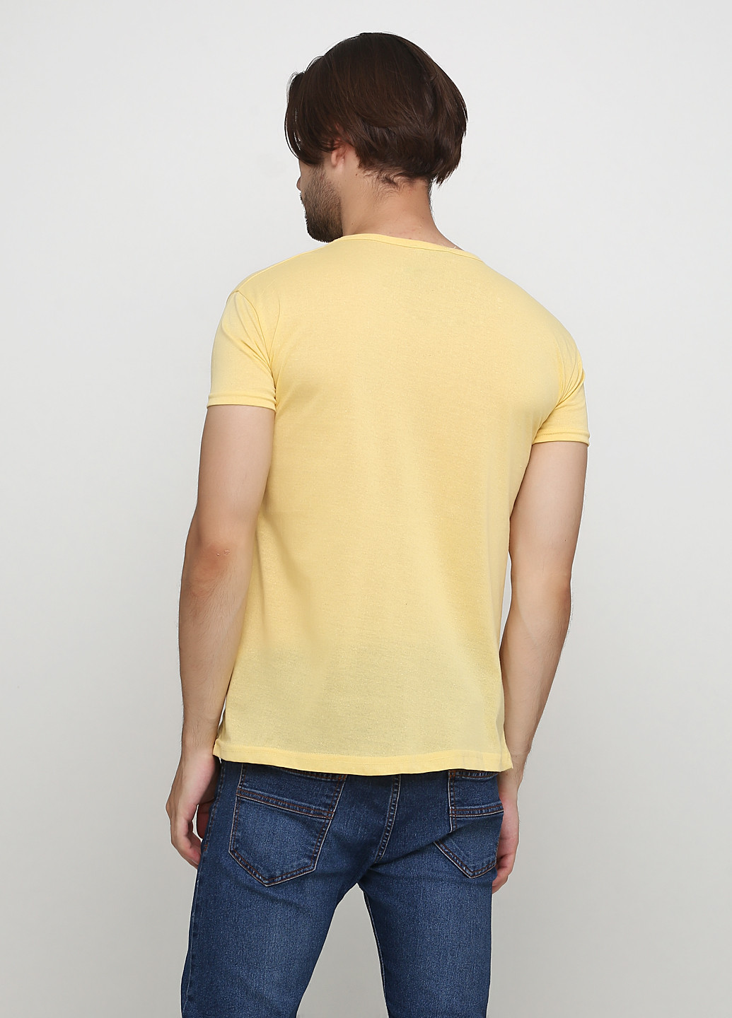 Желтая летняя футболка Exelen