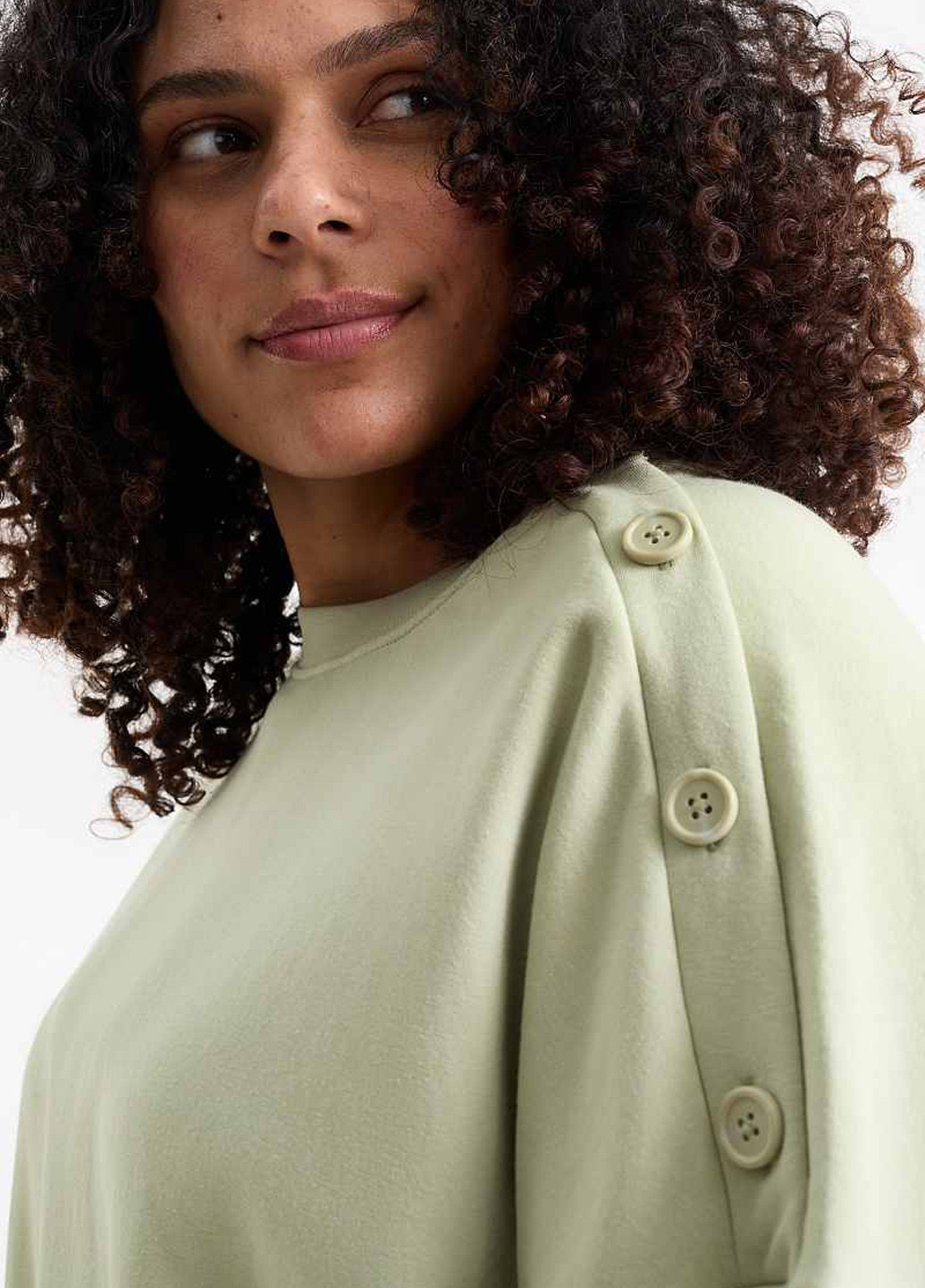 М'ятний світшот C&A однотонний без декору (369250259)