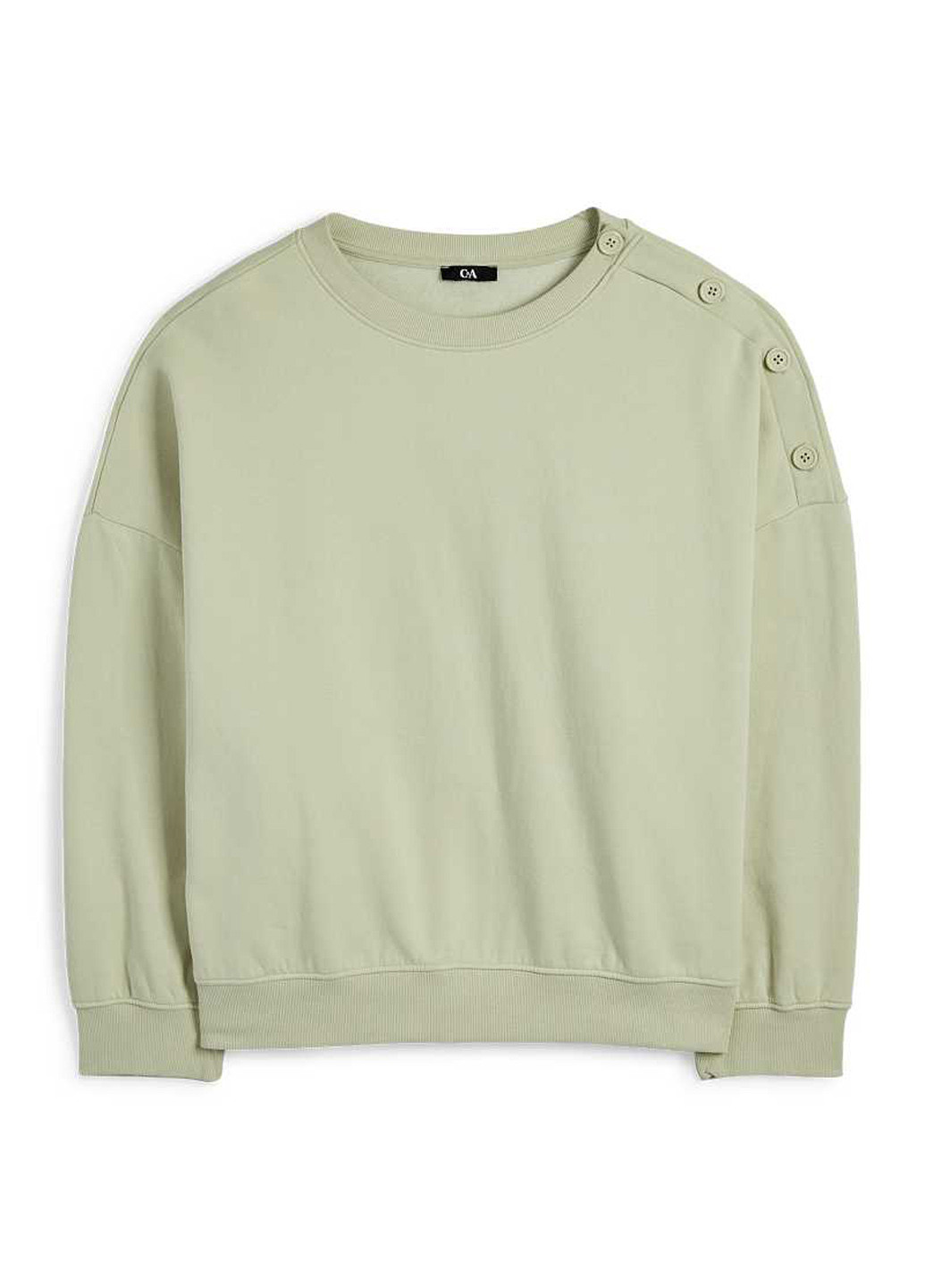 М'ятний світшот C&A однотонний без декору (369250259)