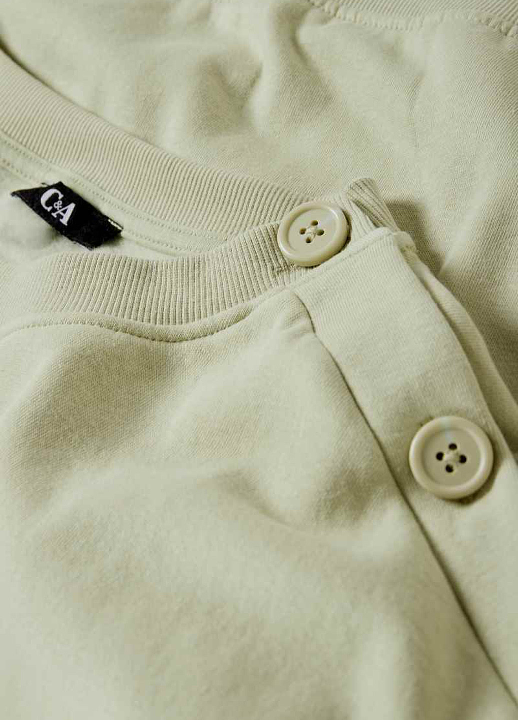 М'ятний світшот C&A однотонний без декору (369250259)