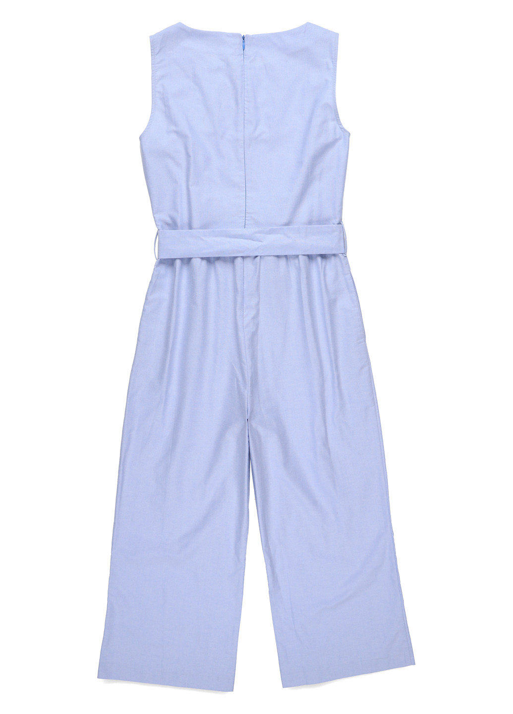 Комбінезон MINT&BERRY комбінезон-брюки однотонний блакитний кежуал бавовна