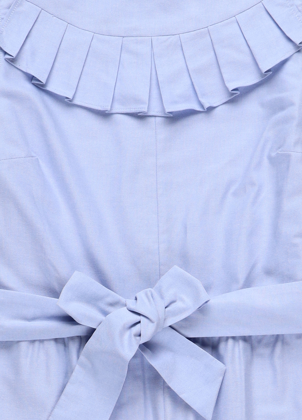 Комбінезон MINT&BERRY комбінезон-брюки однотонний блакитний кежуал бавовна