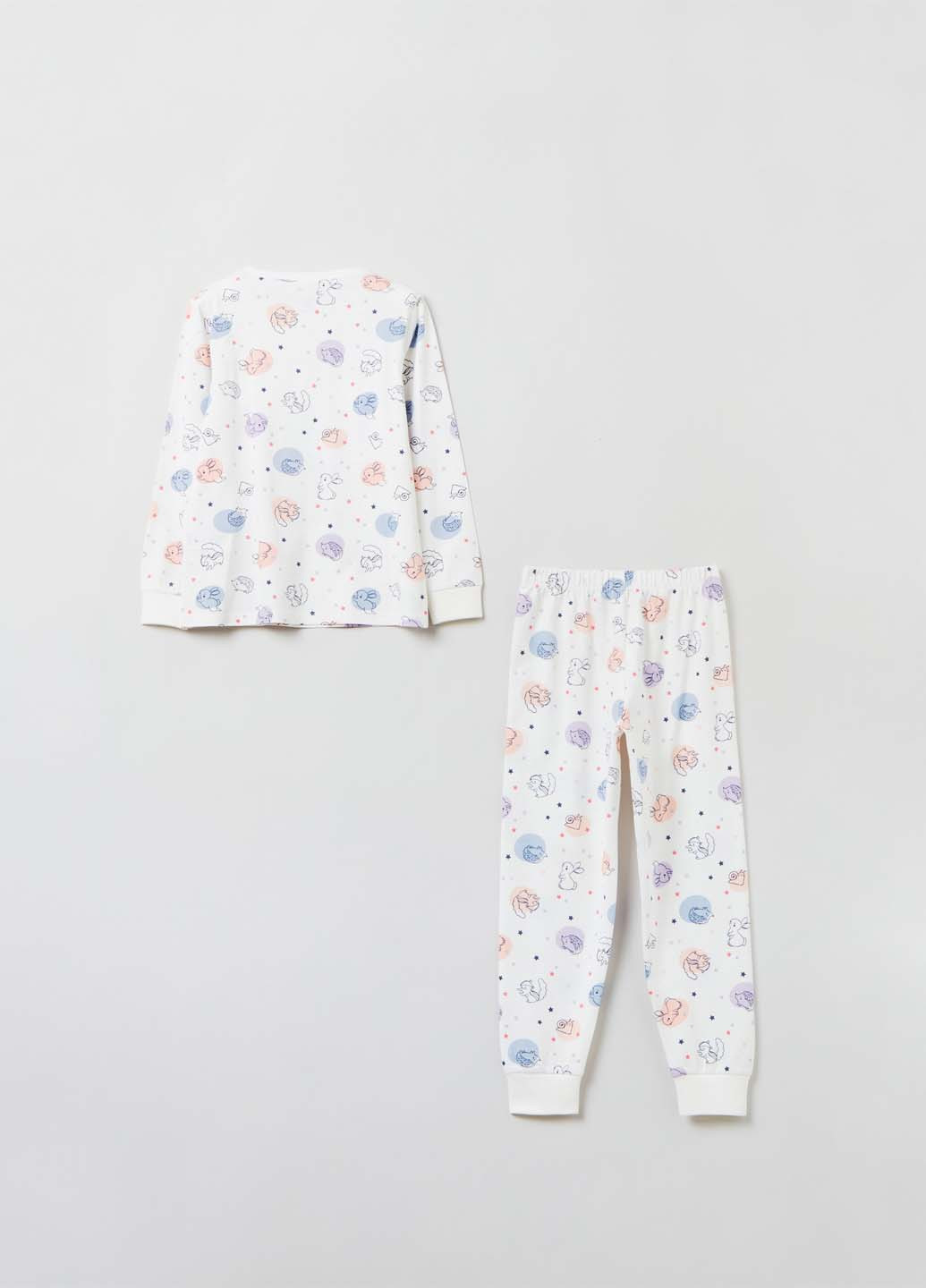 Біла всесезон піжама (світшот, штани) світшот + брюки OVS