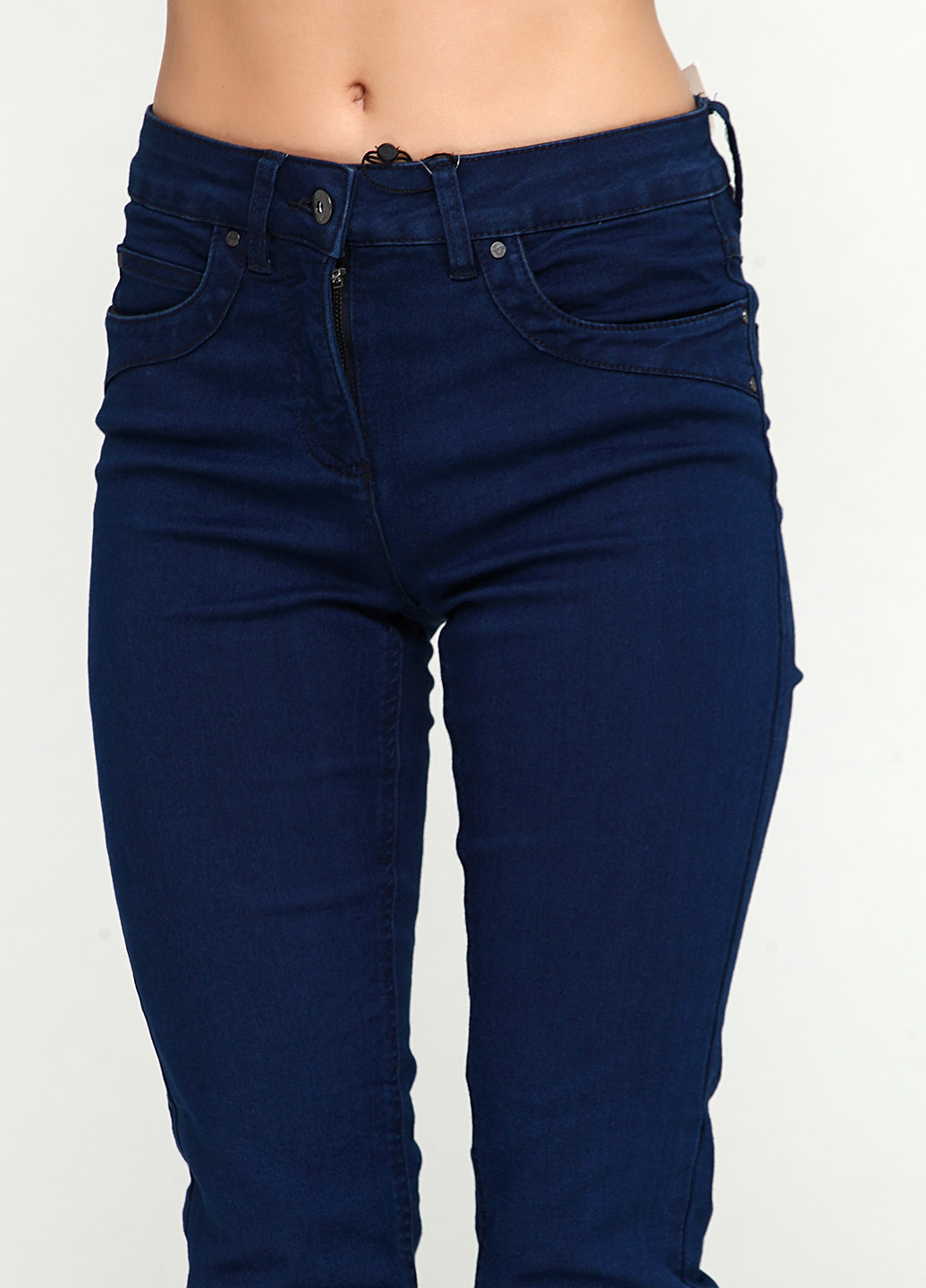 Джинси TUUNTE однотонні сині джинсові