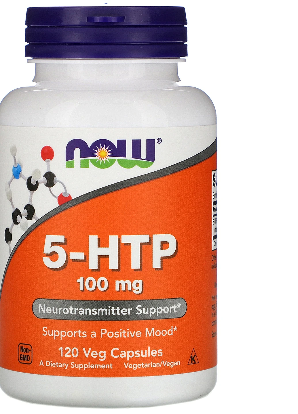 Oкситриптан 5-HTP 100mg 120 caps Now (254916606)