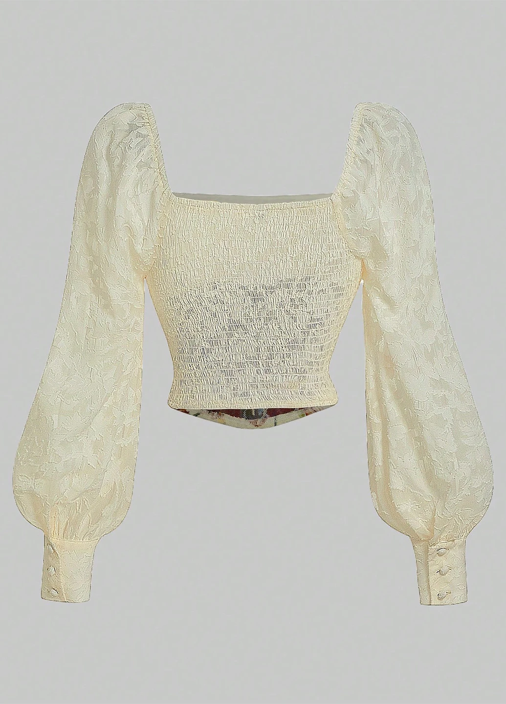 Молочная блуза SHEIN
