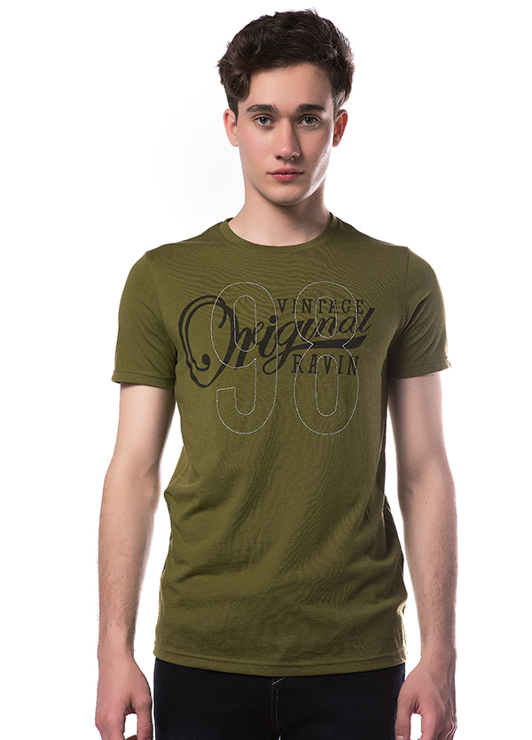Хаки (оливковая) футболка Яavin