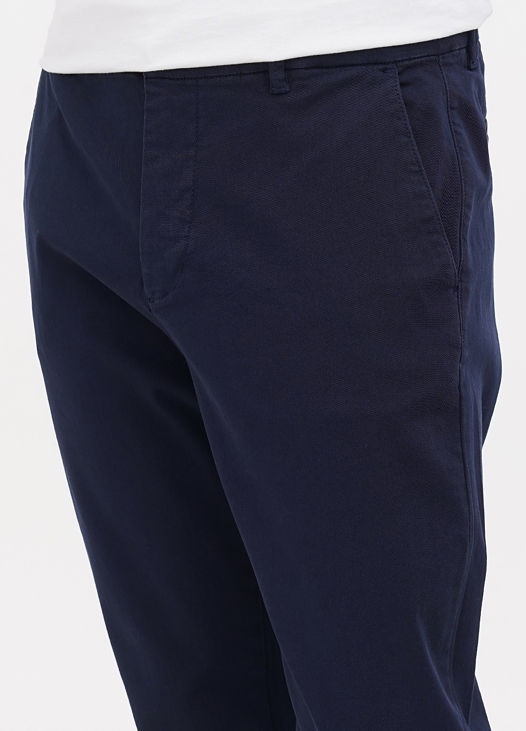 Темно-синие кэжуал демисезонные чиносы брюки Minimum