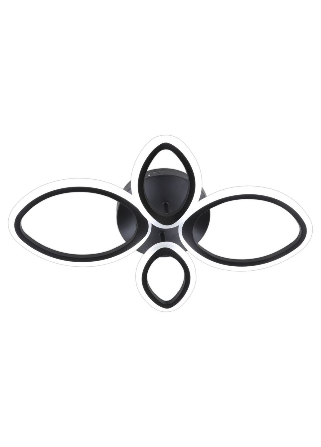 Люстра потолочная LED с пультом A2404/2+2-bk Черный 11х40х62 см. Sunnysky (253527869)