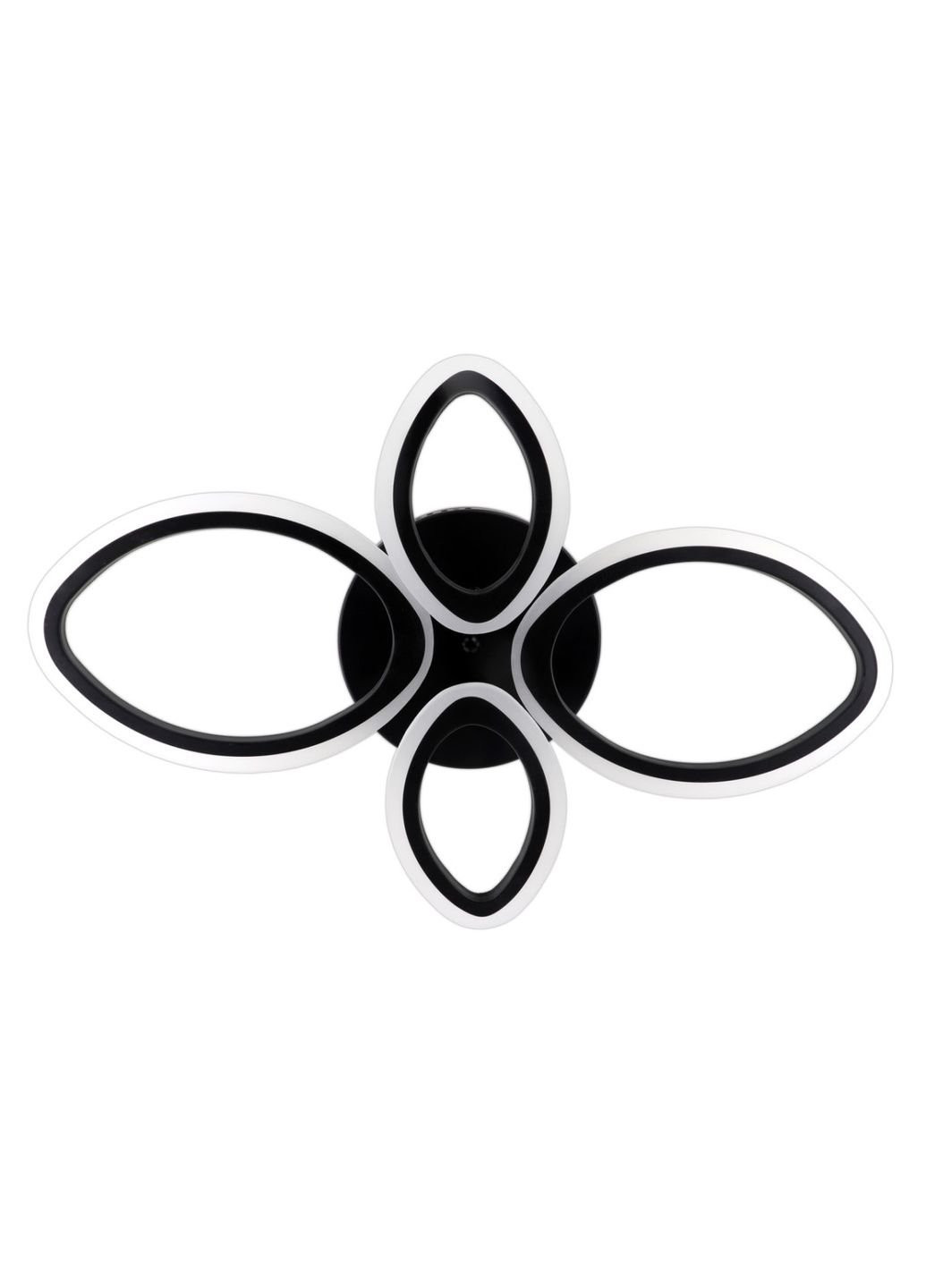 Люстра потолочная LED с пультом A2404/2+2-bk Черный 11х40х62 см. Sunnysky (253527869)