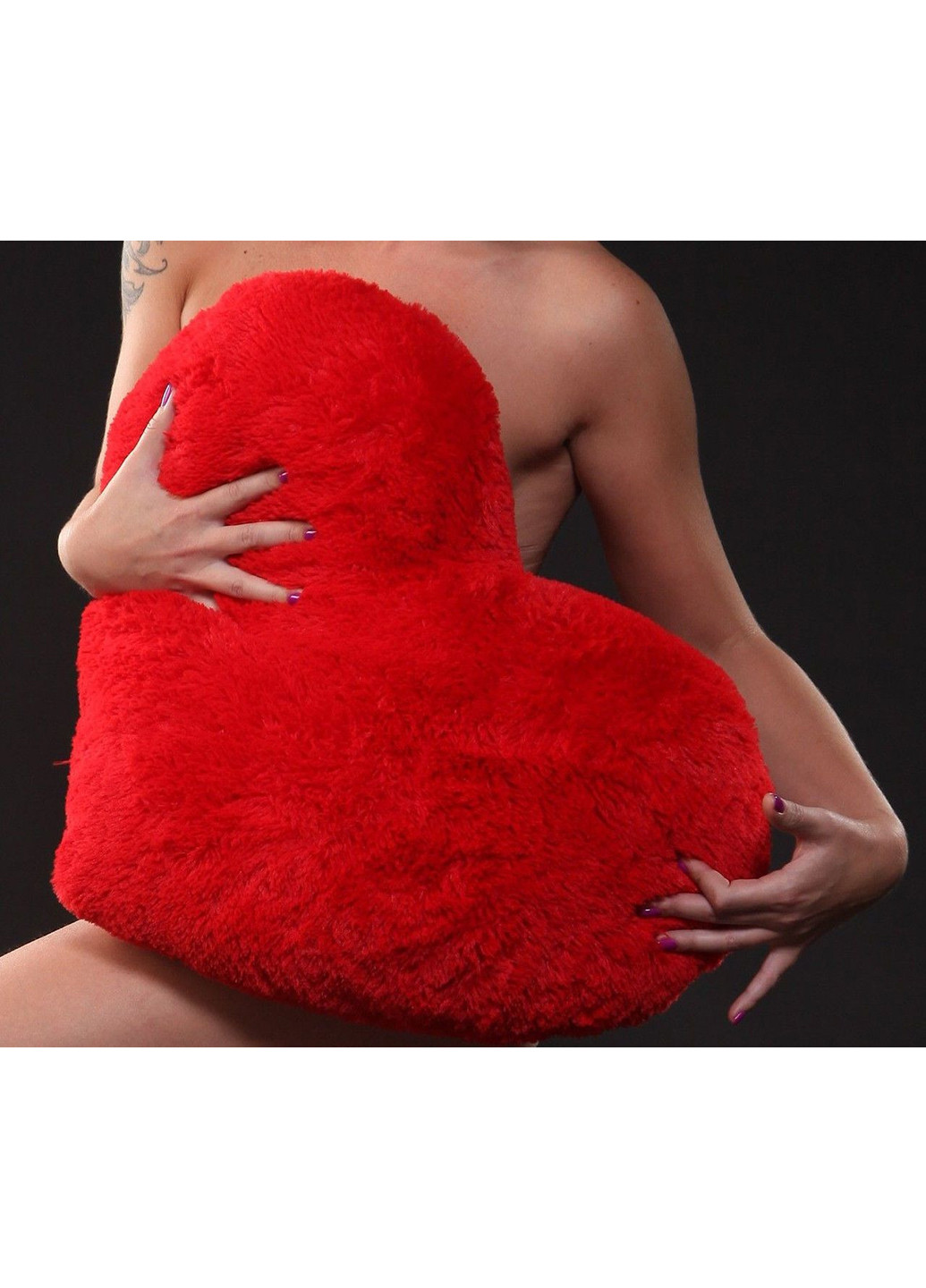 Игрушка подушка Сердце 50 см красный 50 см Alina (252413149)