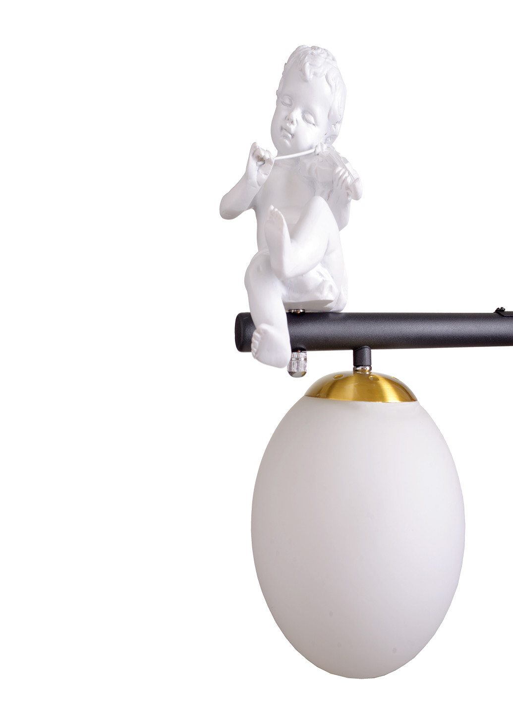 Оригинальная потолочная люстра на 4 лампочки BR-01 655S/3 G9 + 1 E27 BK Brille (251891771)