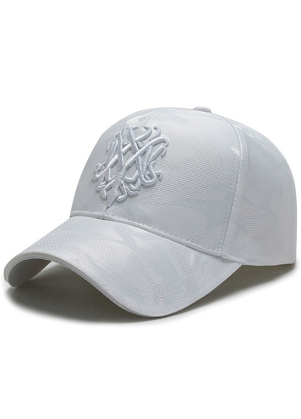 Крутая кепка для девушек SGS Sport Line бейсболка логотип белая спортивная акрил