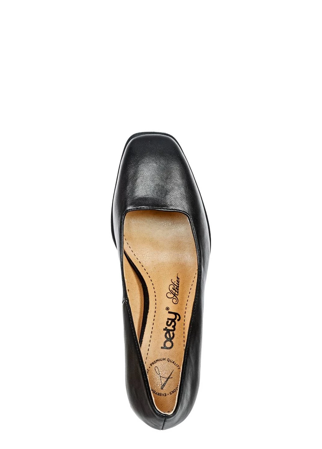 Betsy Туфлі женские черный з искусственная кожа, великобритания — демисезон (251159485)