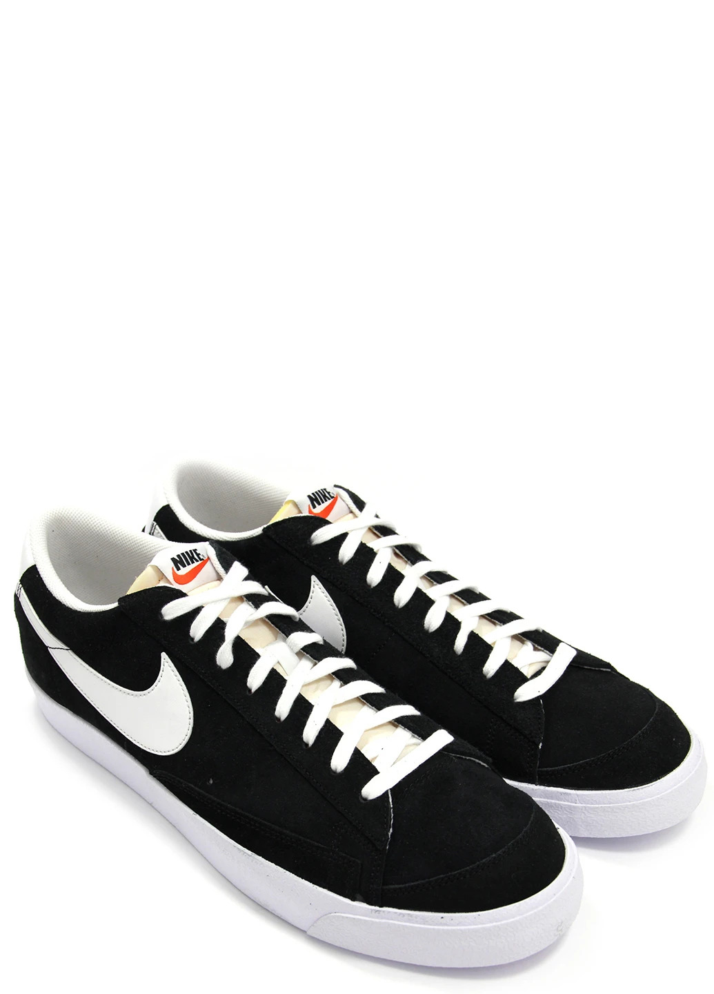 Чорні чоловічі кеди blazer low '77 da7254-001 Nike