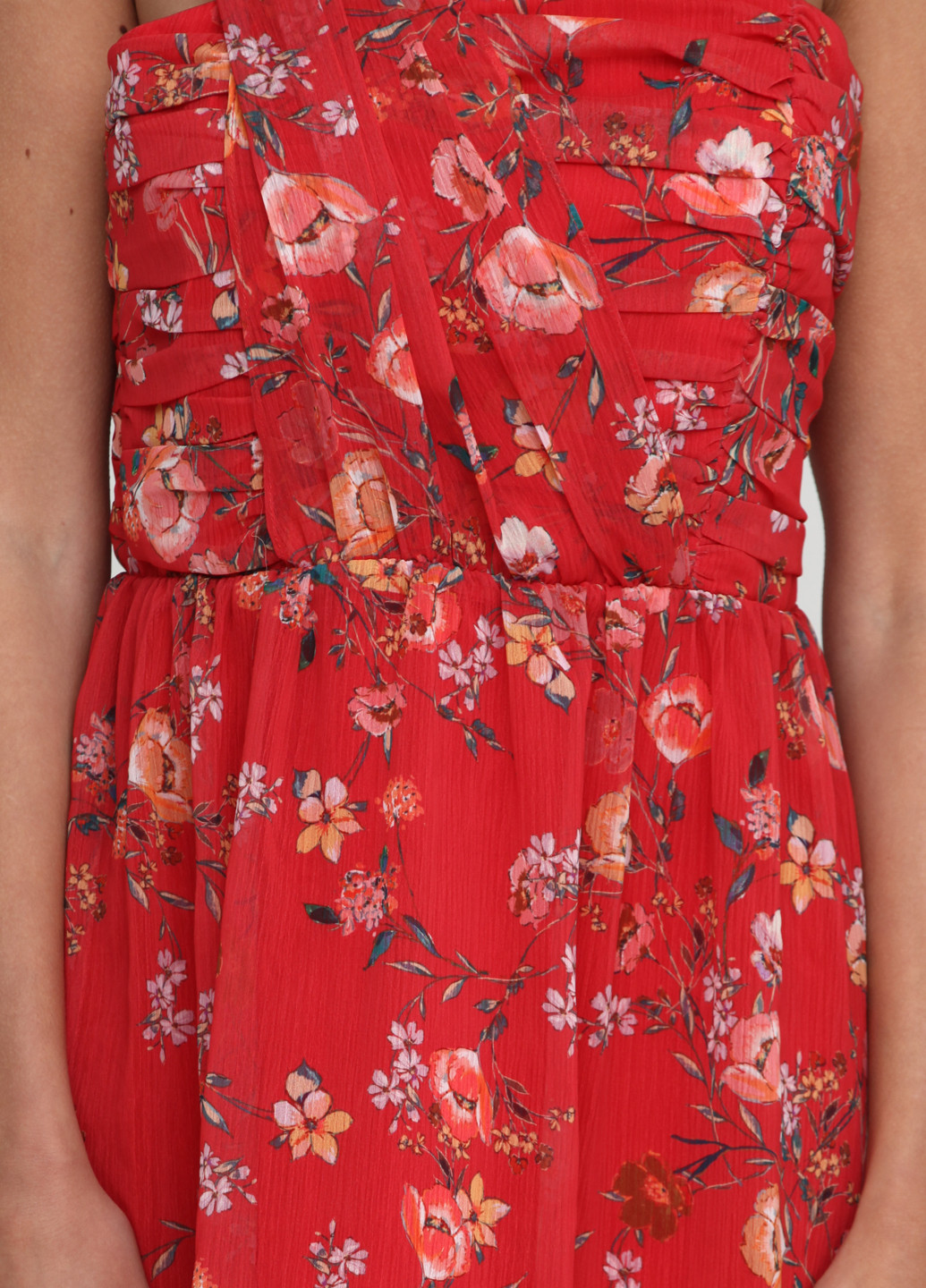 Червона кежуал сукня, сукня By Very з квітковим принтом