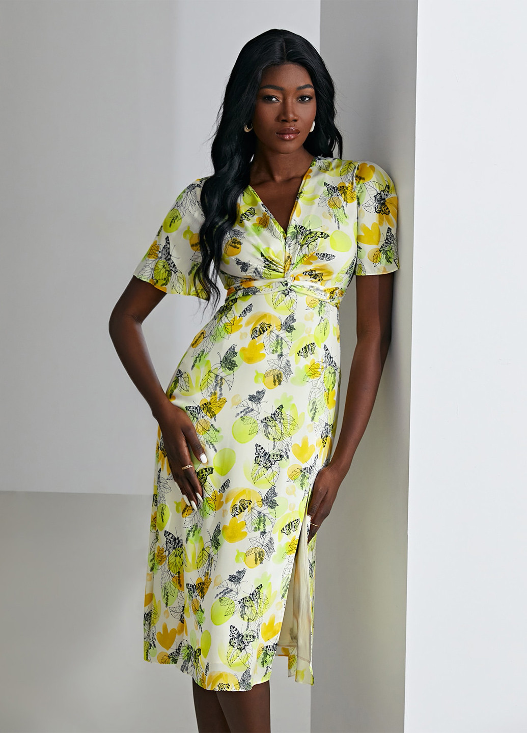 Комбінована кежуал сукня SHEIN з малюнком