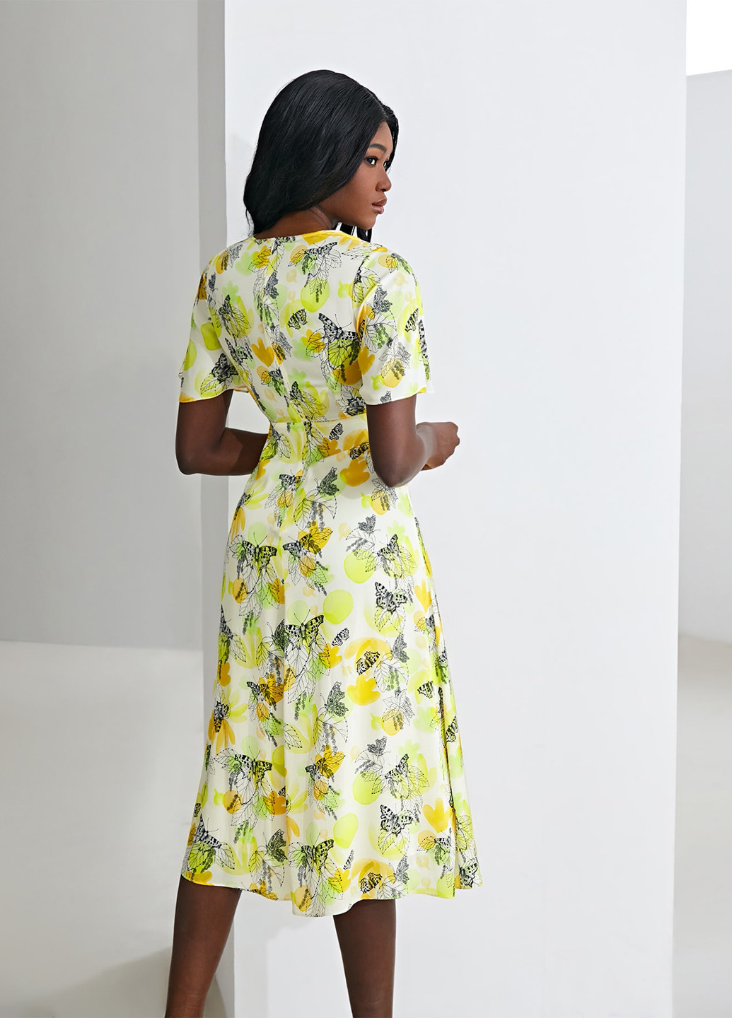 Комбінована кежуал сукня SHEIN з малюнком