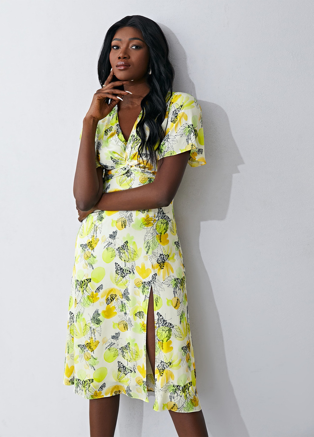 Комбінована кежуал сукня SHEIN з малюнком