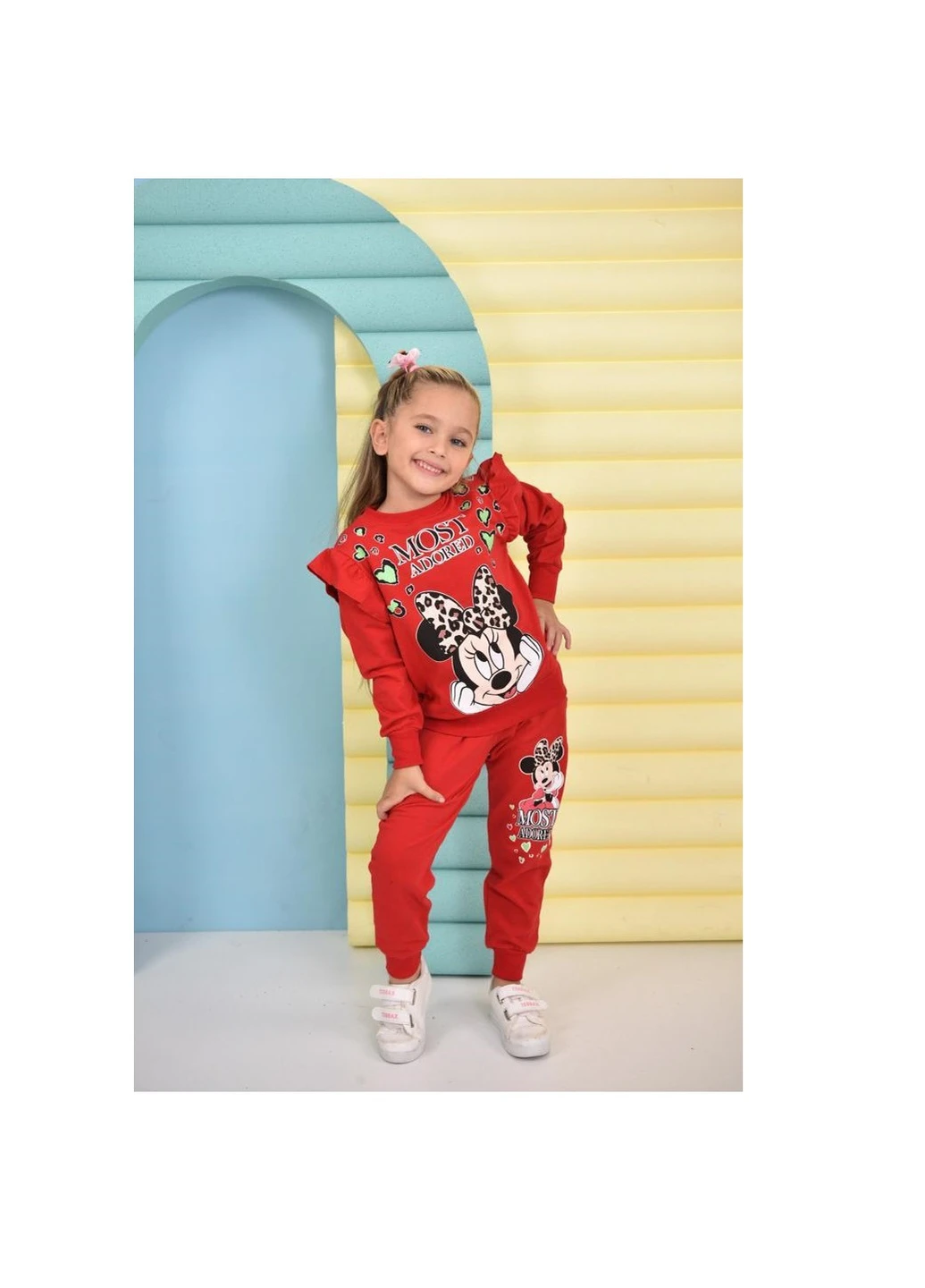Червоний костюм утеплененй minnie mouse (мінні маус) trw32854 Disney