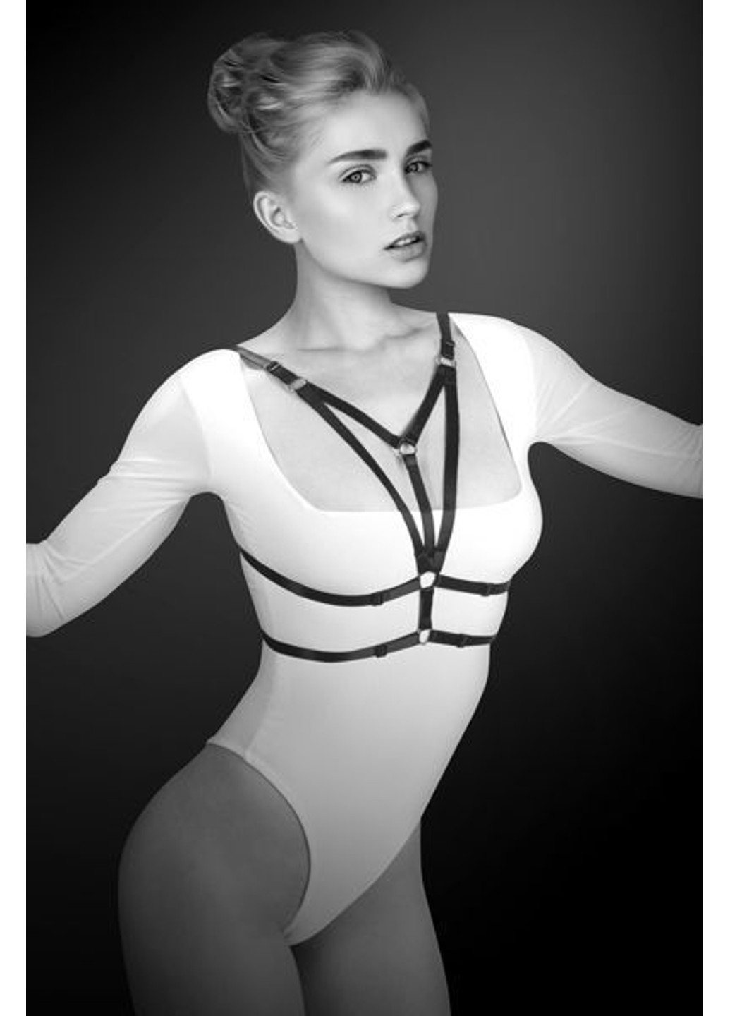 Портупея на грудь - LAURA, эластичный полиэстер Bijoux Pour Toi (255247694)